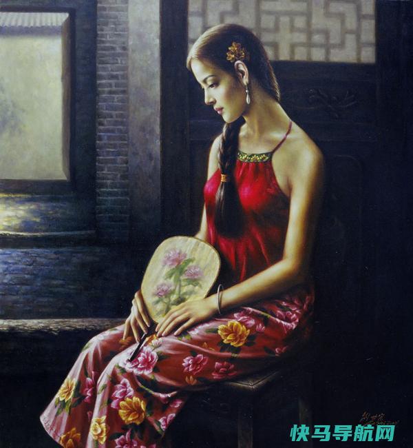艺术家人体油画中的少女太美，被评为世界名画中的